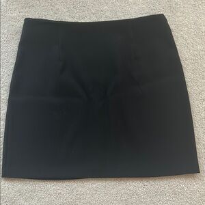 Frederick’s Of Hollywood Black Mini Skirt, Back Zipper. Size 4
